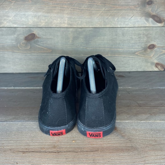 Vans Atwood womens size 9.5 shoes black canvas low top skate sneakers - Picture 4 of 8